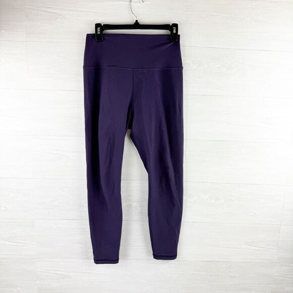 Peloton Cadent High Rise Purple Logo Leggings - Picture 8 of 10